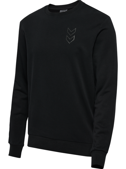 hmlACTIVE SWEATSHIRT, BLACK, packshot