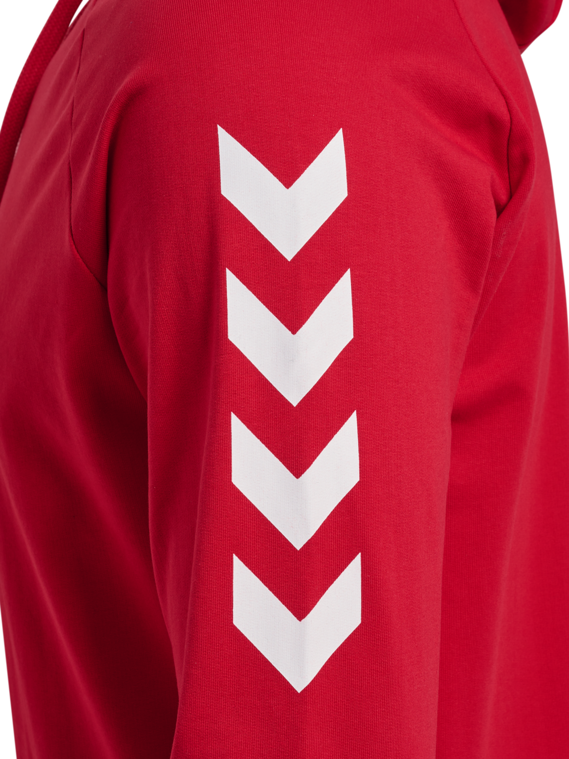 HMLGO COTTON HOODIE, TRUE RED, packshot