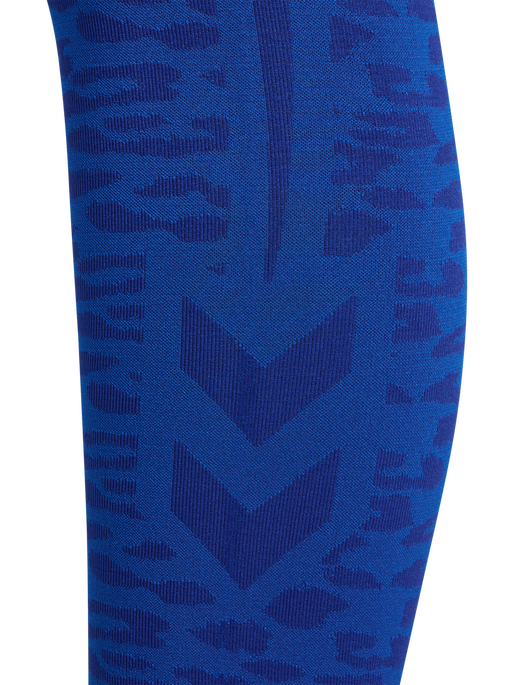 hmlMT LEO SEAMLESS MW TIGHTS, OLYMPIAN BLUE/SODALITE BLUE ME, packshot