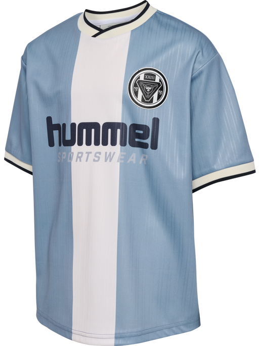 hmlJR LOOSE BALL  JERSEY S/S, FADED DENIM, packshot