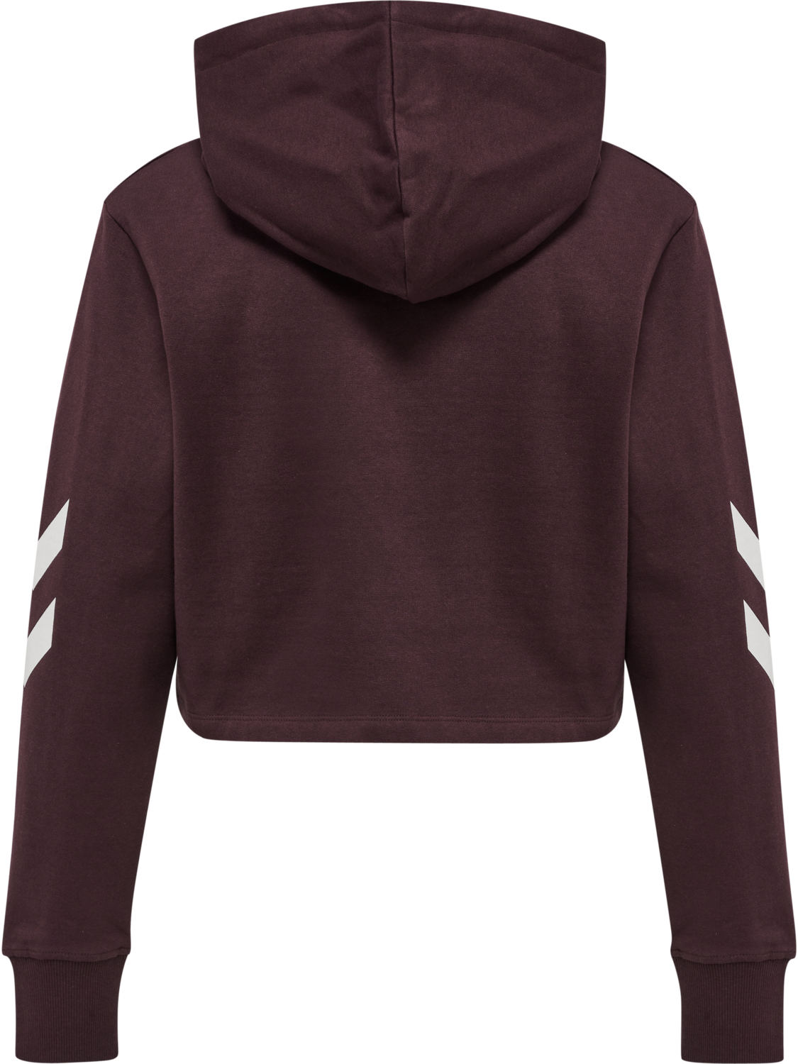 hmlLEGACY WOMAN CROPPED HOODIE, FUDGE, packshot