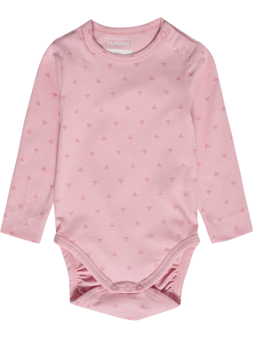 hmlMINI BEE AOP BODY L/S, PINK NECTAR, packshot