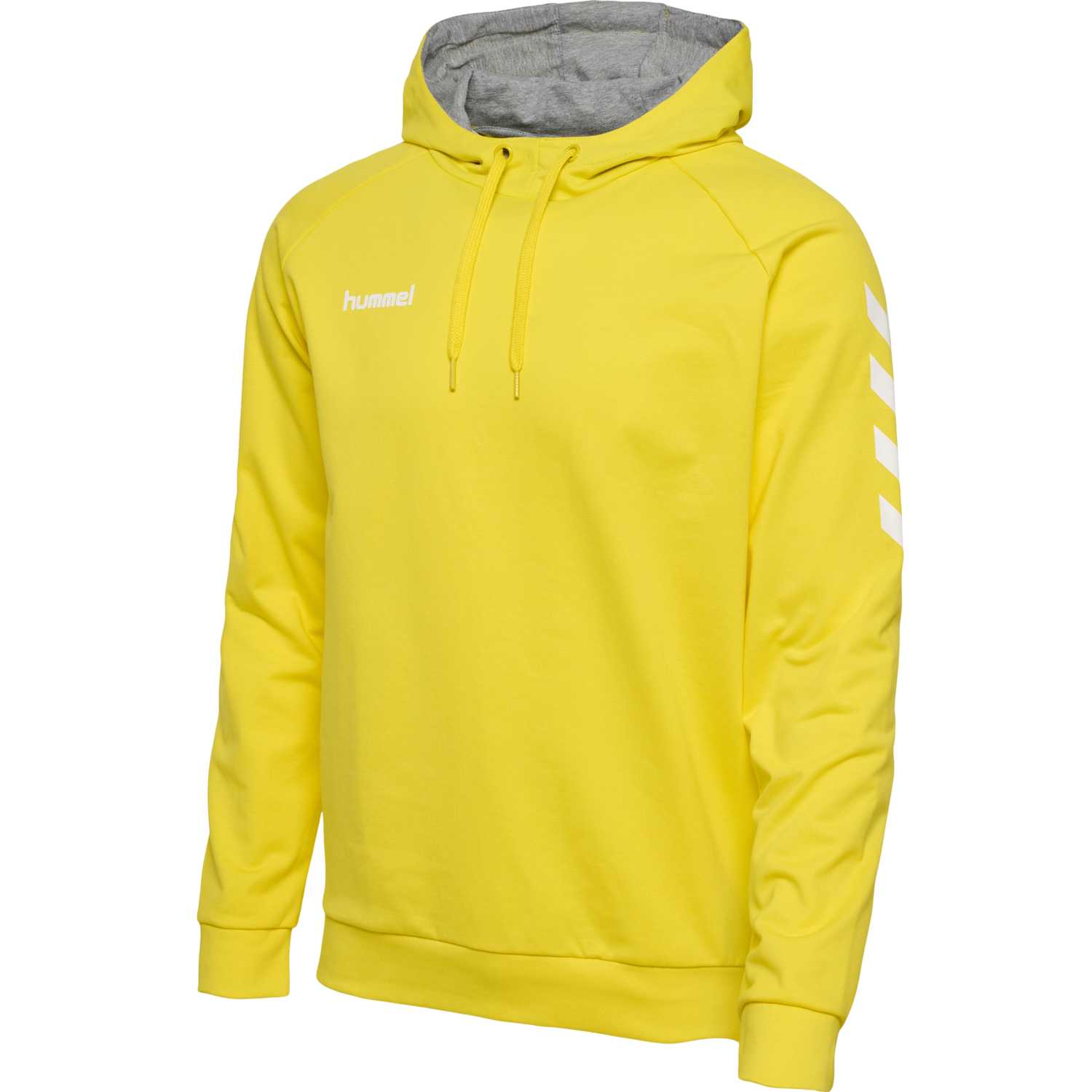 HMLGO COTTON HOODIE, BLAZING YELLOW, packshot