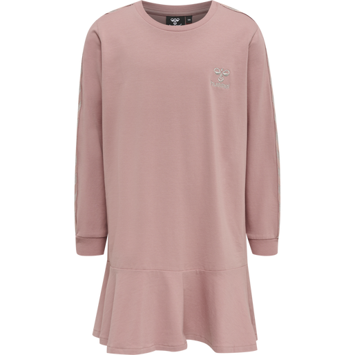 hmlEVELYN DRESS L/S, WOODROSE, packshot
