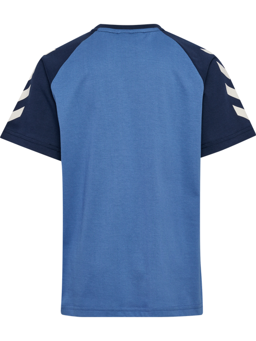 hmlJR LOGO T-SHIRT S/S, DUTCH BLUE, packshot