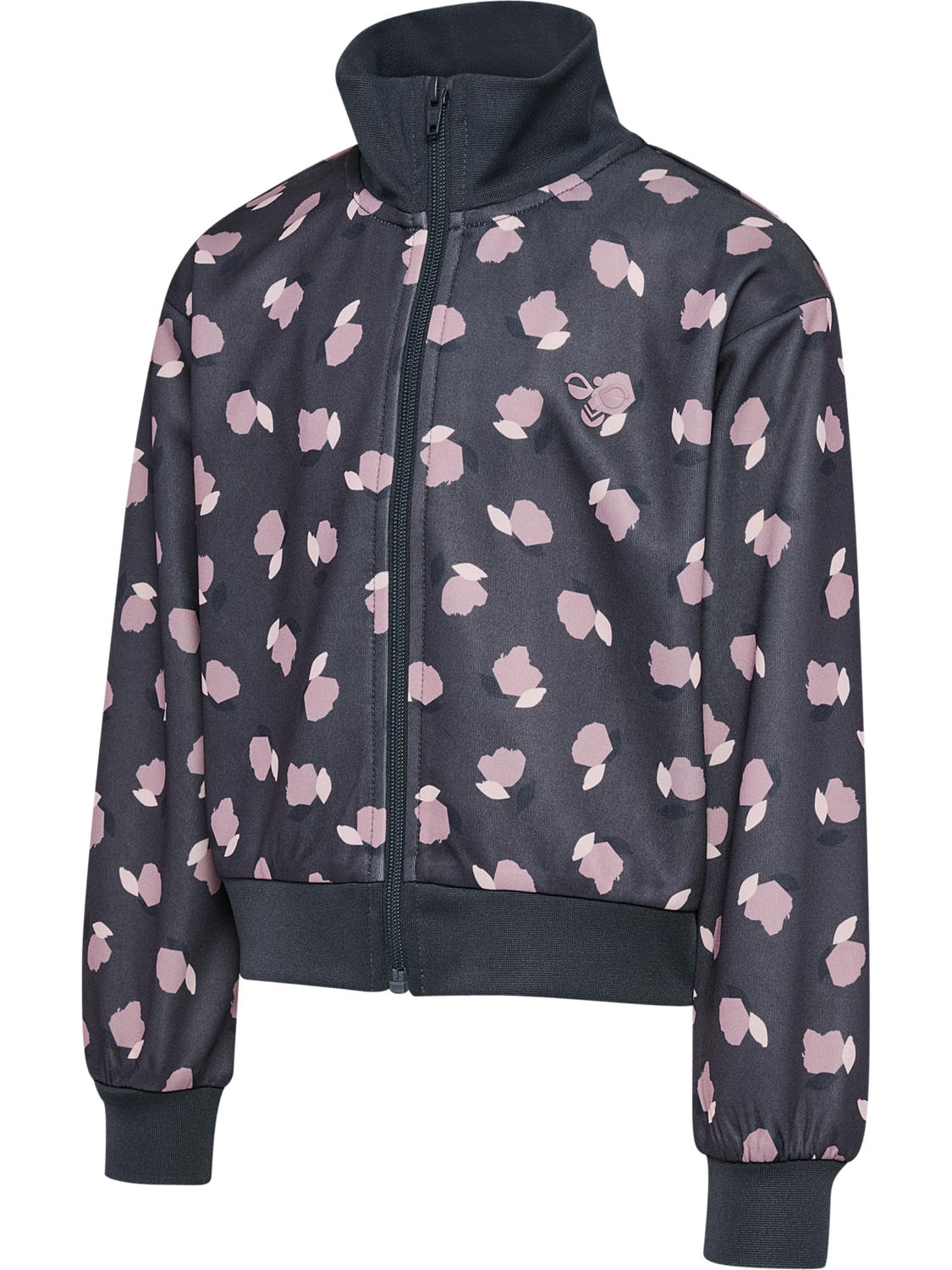 hmlJR REG POLY GYM ZIP JACKET, OMBRE BLUE, packshot
