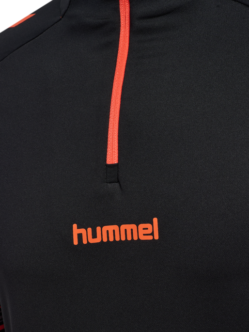 hmlBLAZE PRO TRAINING HALF ZIP, BLACK/ORANGE hmlBLAZE PRO TRAINING HALF ZIP, BLACK/ORANGE, packshot
