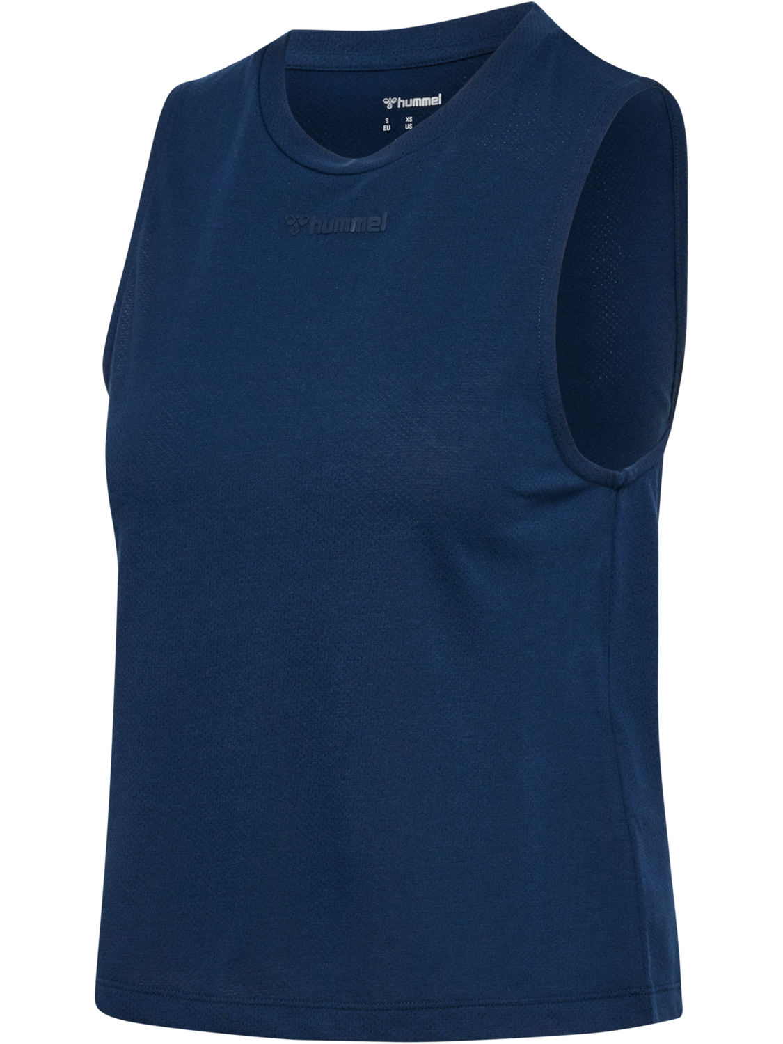 hmlMT VANJA SHORT MUSCLE TANKTOP, DRESS BLUES, packshot