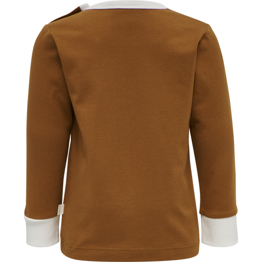 hmlMAUILINO T-SHIRT L/S, GLAZED GINGER, packshot