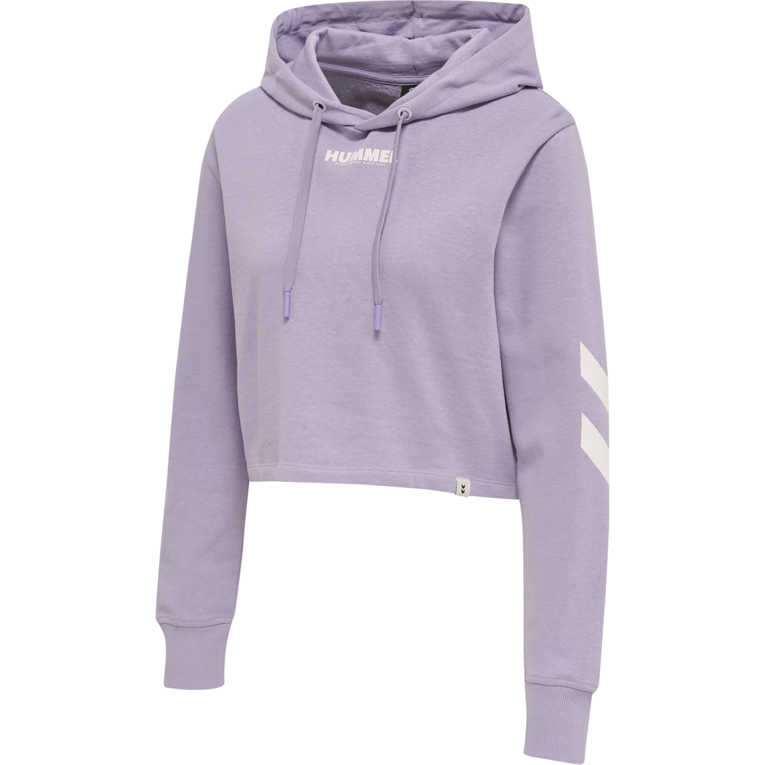 hmlLEGACY WOMAN CROPPED HOODIE, HEIRLOOM LILAC, packshot