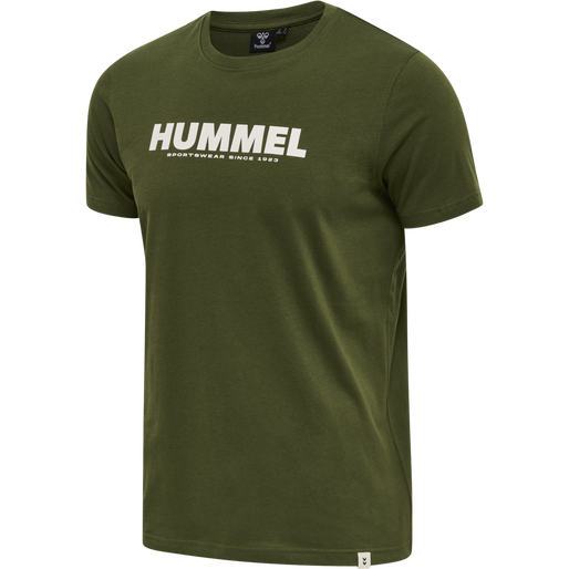 hmlLEGACY T-SHIRT, RIFLE GREEN, packshot