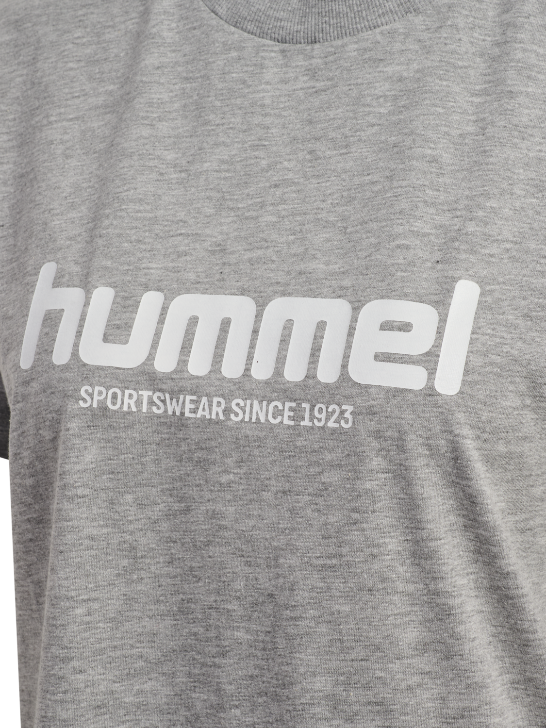 hmlLEGACY 2.0 W T-SHIRT S/S, GREY MELANGE, packshot