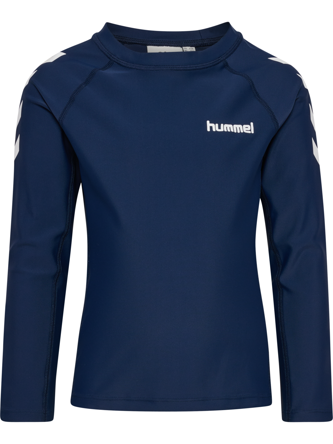 hmlJR SWIM T-SHIRT L/S, DRESS BLUES, packshot