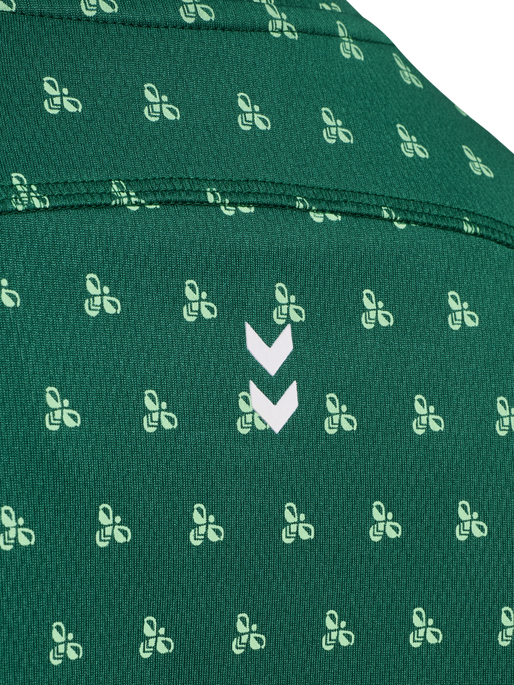 hmlPULSE AOP WORKOUT W T-SHIRT S/S, VERDANT GREEN, packshot