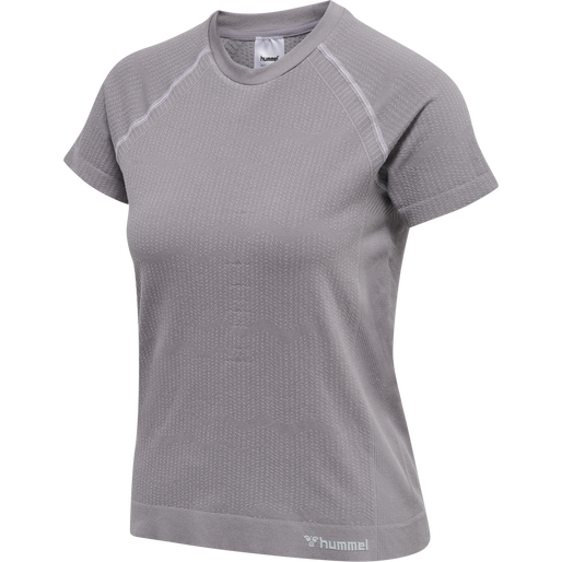 hmlMT FLOW SEAMLESS T-SHIRT, MINIMAL GRAY, packshot