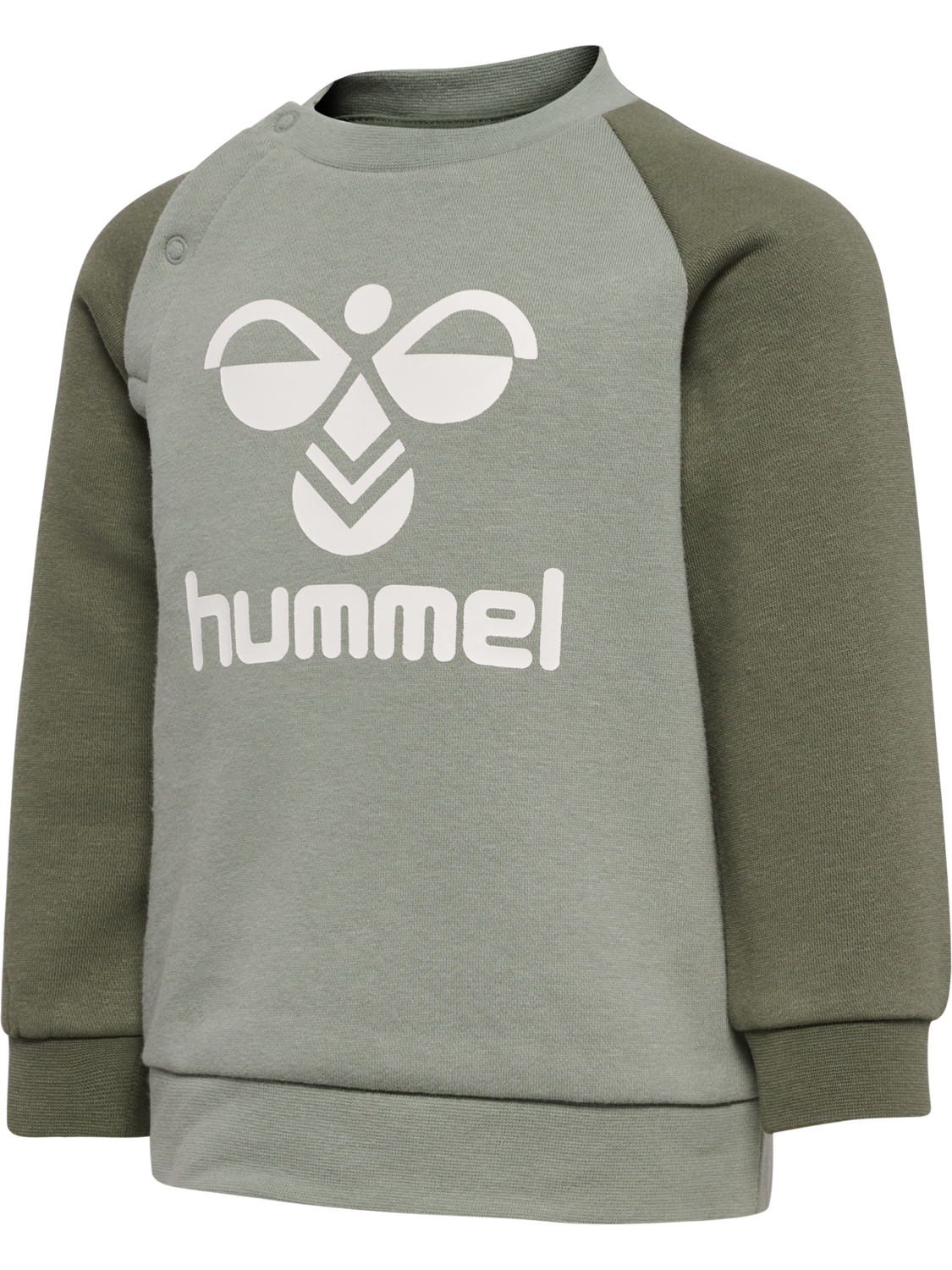 hmlHUMMING CREWSUIT, DUSTY OLIVE, packshot