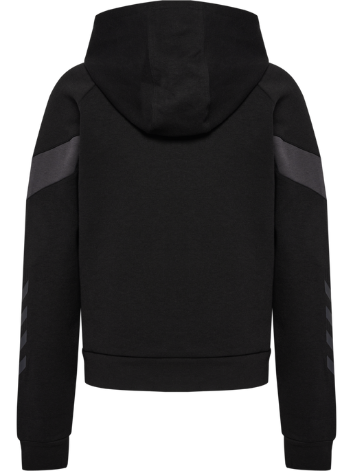 hmlTRAVEL SWEAT HOODIE WOMAN, BLACK, packshot