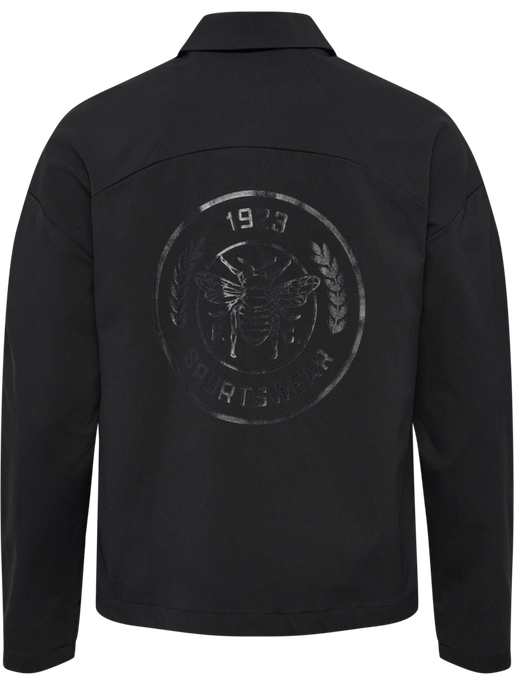 hmlCOACH JACKET HSW, BLACK hmlCOACH JACKET HSW, BLACK, packshot