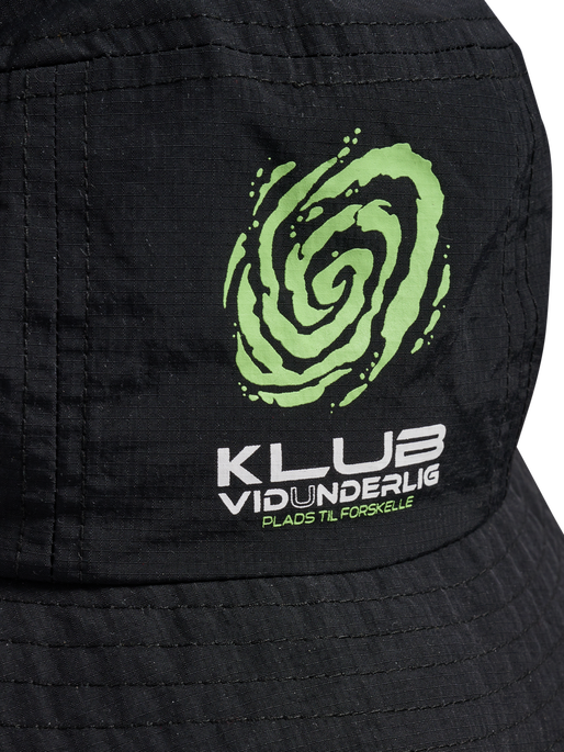 hmlPLADSTILFORSKELLE BUCKET HAT, BLACK, packshot