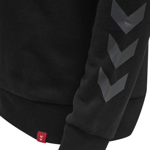 hmlLEGACY HOODIE, BLACK, packshot