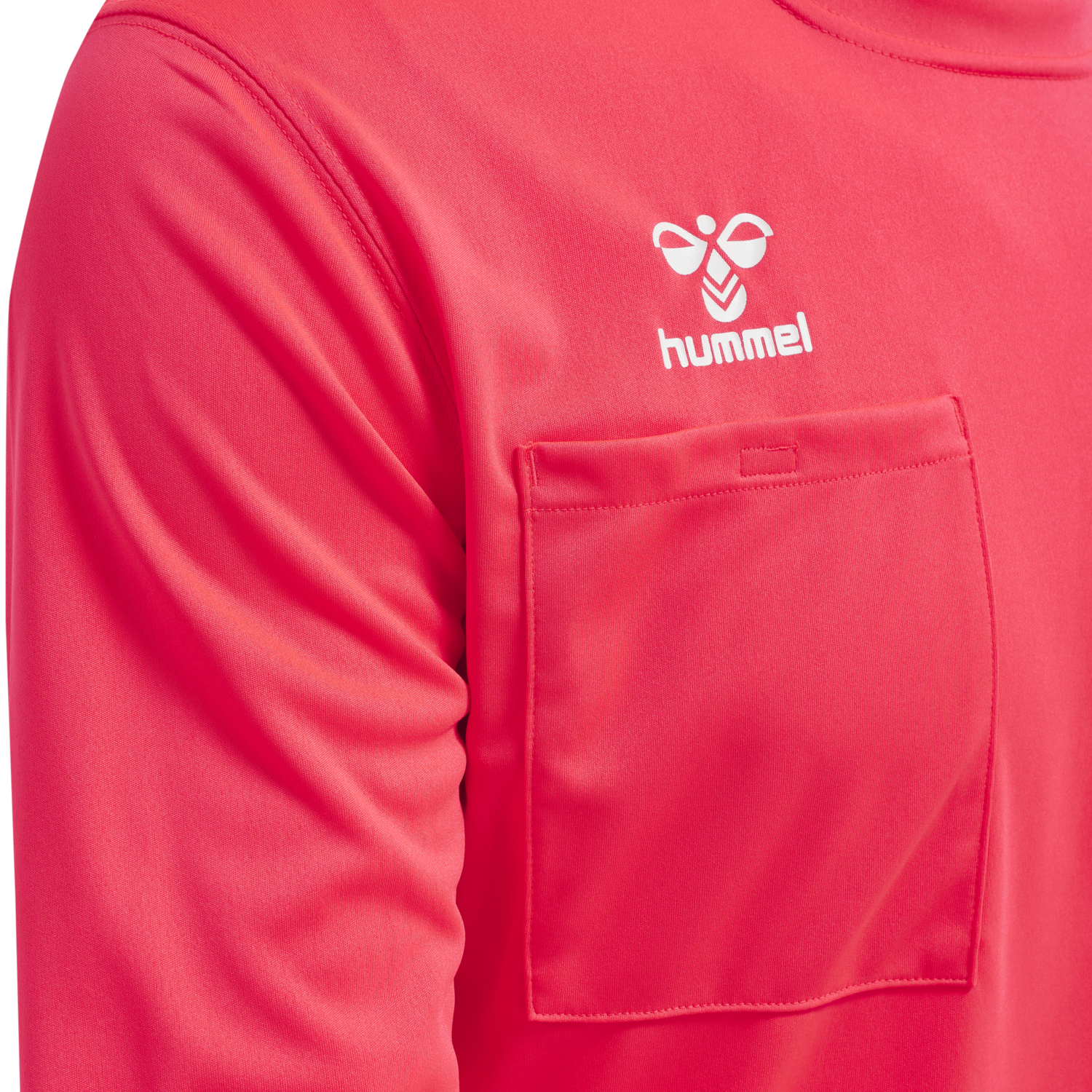 hmlREFEREE CHEVRON JERSEY L/S, DIVA PINK, packshot