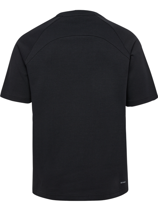 hmlTECH LOOSE T-SHIRT, BLACK, packshot