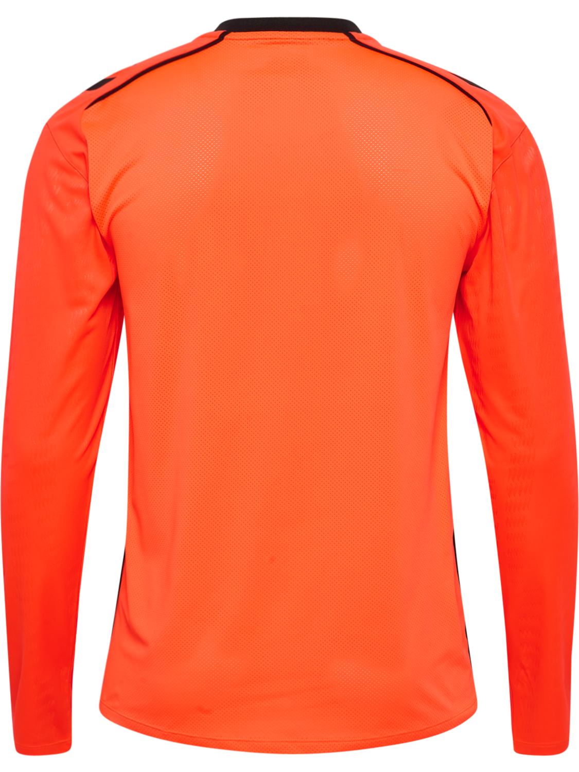 hmlREFEREE JERSEY L/S, NEON ORANGE, packshot