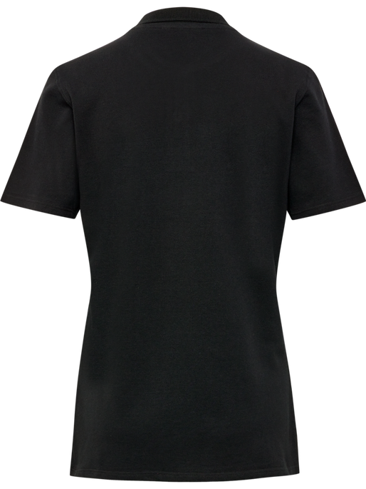 hmlGO 2.0 POLO WOMAN, BLACK hmlGO 2.0 POLO WOMAN, BLACK, packshot