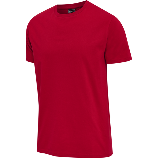 hmlRED BASIC T-SHIRT S/S, TANGO RED, packshot