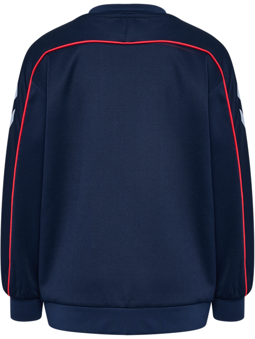 hmlJR INTERLOCK CREWNECK, DRESS BLUES, packshot