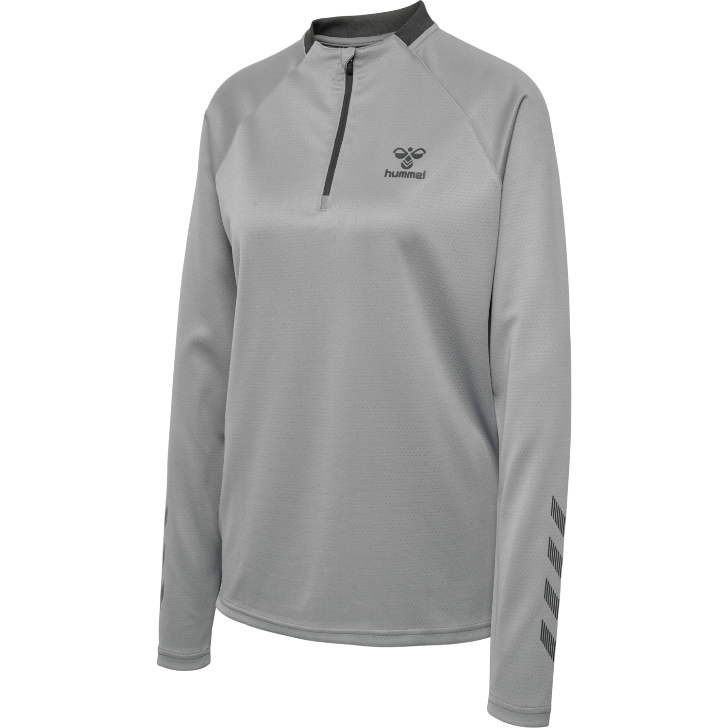 hmlGG12 ACTION HALF ZIP SWEAT WOMAN, ALLOY, packshot