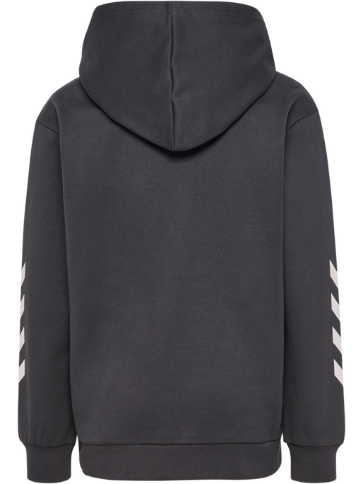 hmlJR LOGO HOODIE, EBONY, packshot