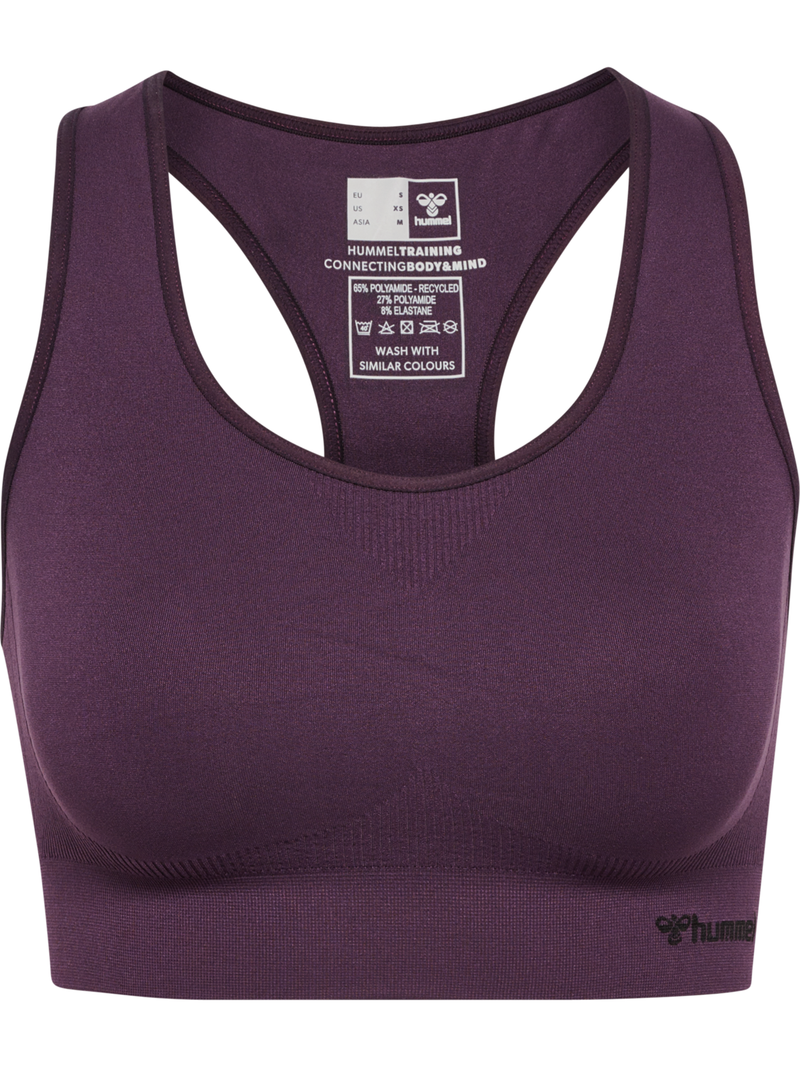 hmlTIF SEAMLESS SPORTS TOP, PLUM PERFECT, packshot