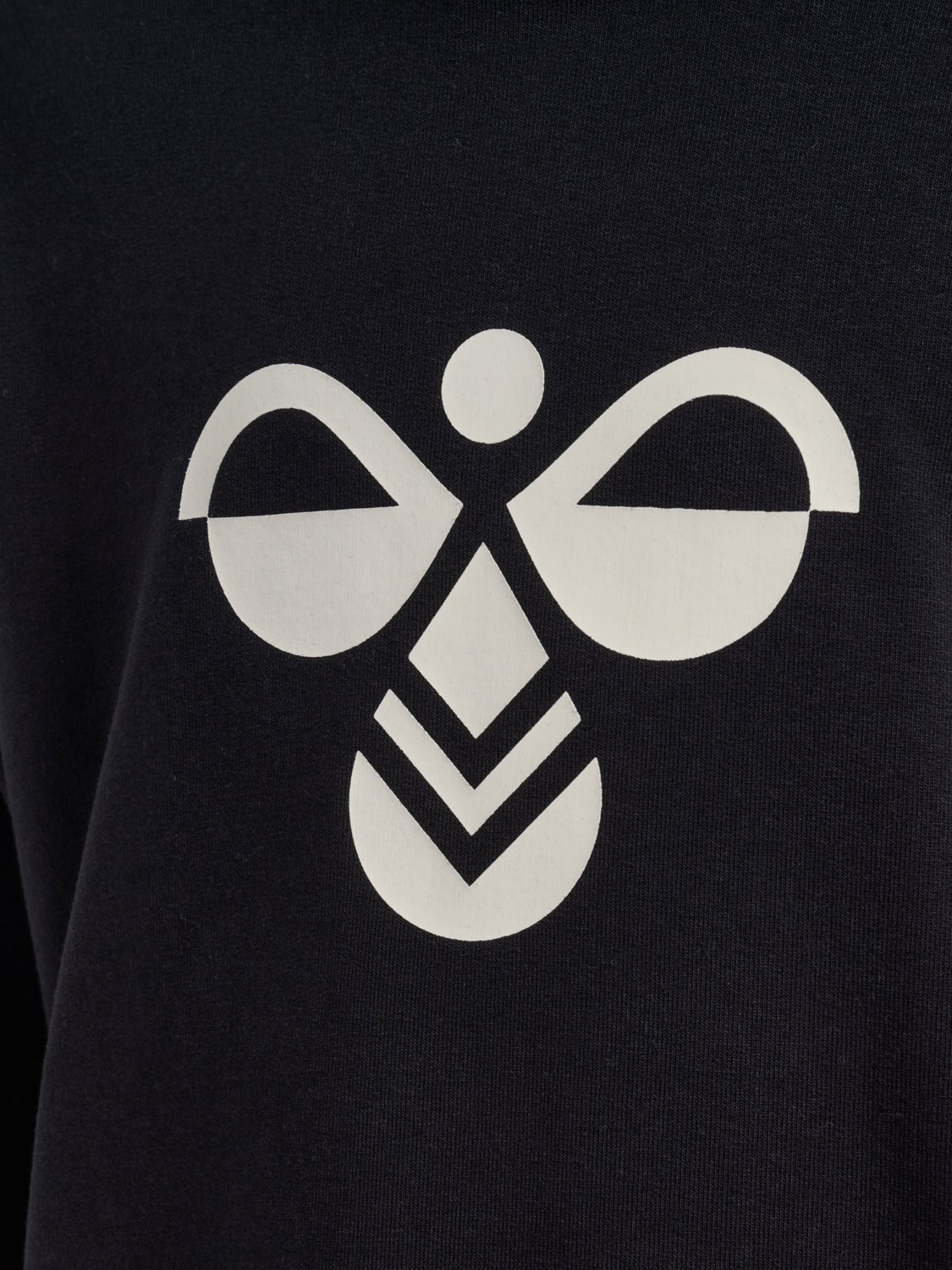 hmlJR REG TUKAS HOODIE, BLACK, packshot