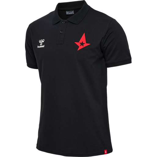 ASTRALIS 20/21 POLO, BLACK WO SPONSOR, packshot