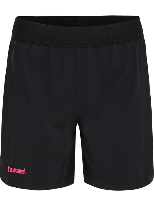 hmlBLAZE PRO TRAINING SHORTS KIDS, BLACK/PINK, packshot
