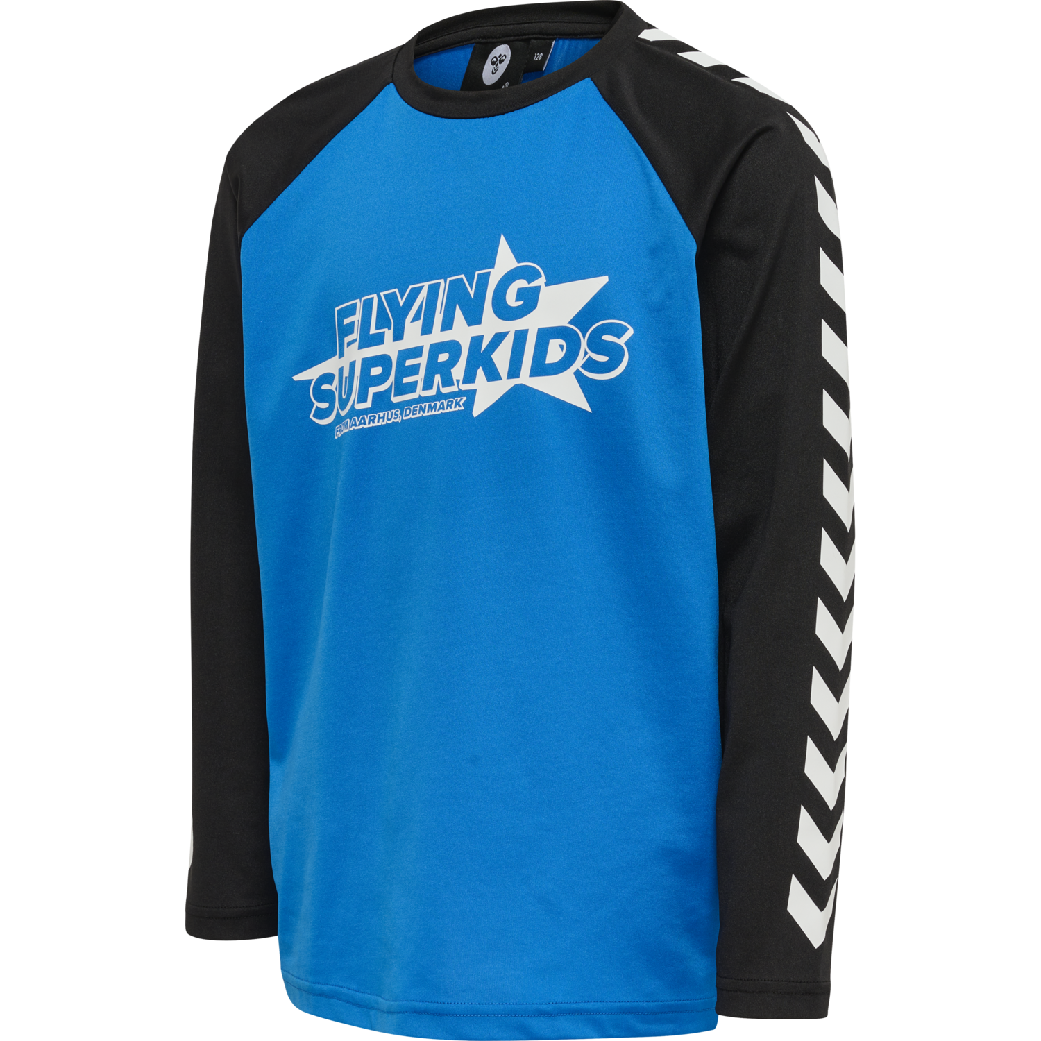 hmlFLYING CHAMPION T-SHIRT L/S, DIRECTOIRE BLUE, packshot