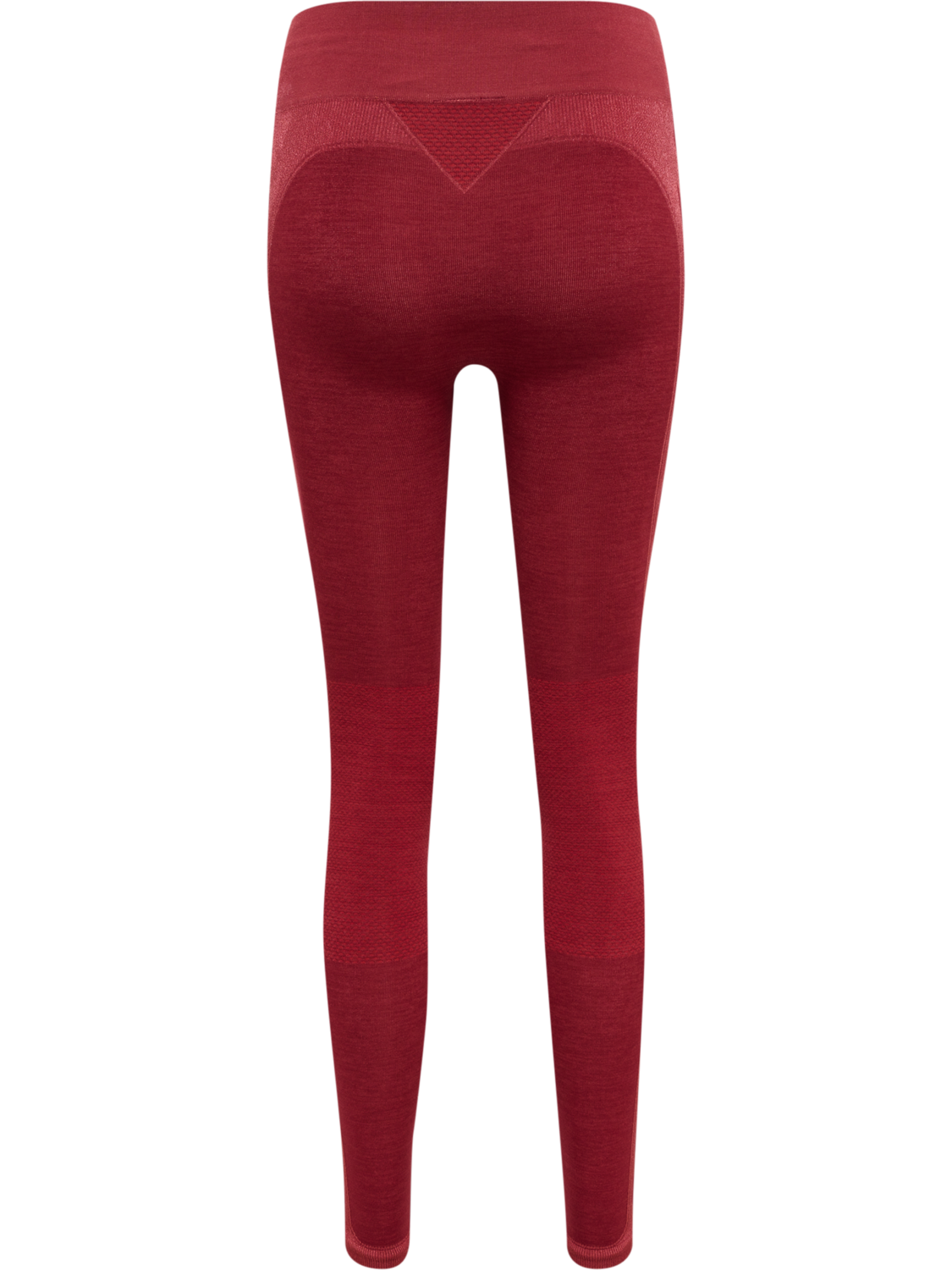 hmlCLEA SEAMLESS MID WAIST TIGHTS, CABERNET/APPLE BUTTER MELANGE, packshot