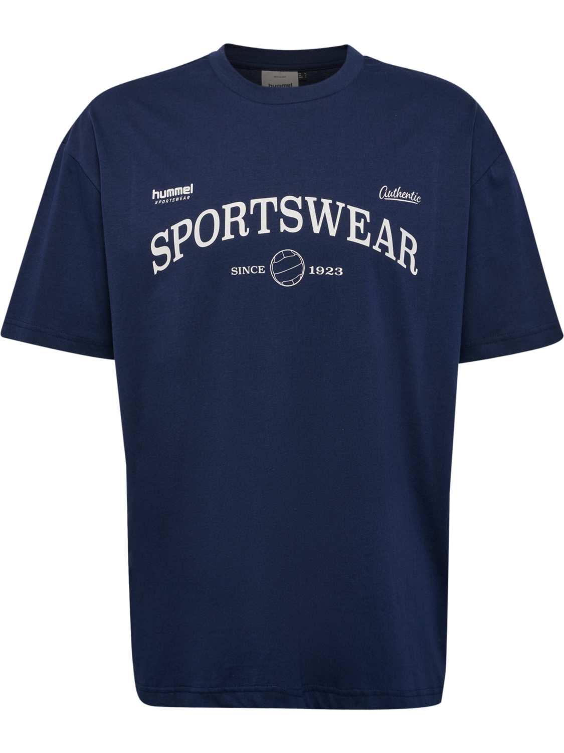 hmlLOOSE TEE S/S CLUB SPORTSWEAR, DRESS BLUES, packshot