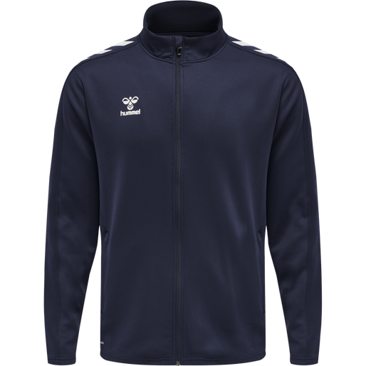 hmlCORE XK POLY ZIP SWEAT, MARINE hmlCORE XK POLY ZIP SWEAT, MARINE, packshot
