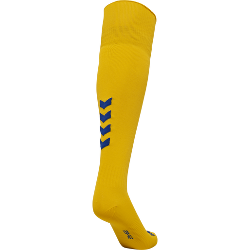 hmlPROMO FOOTBALL SOCK, SPORTS YELLOW/TRUE BLUE, packshot