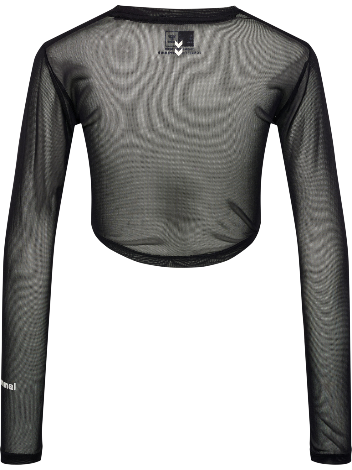 hmlMT FIERCE MESH T-SHIRT L/S, BLACK, packshot