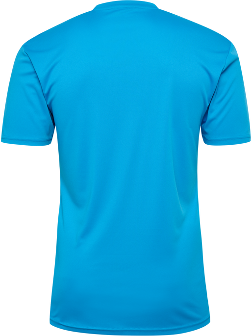 hmlLOGO JERSEY S/S, DIVA BLUE, packshot