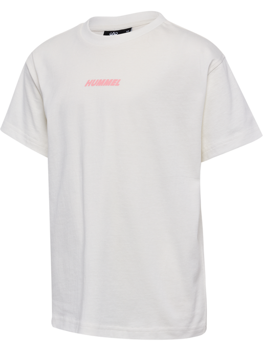 hmlELLA T-SHIRT S/S, MARSHMALLOW, packshot