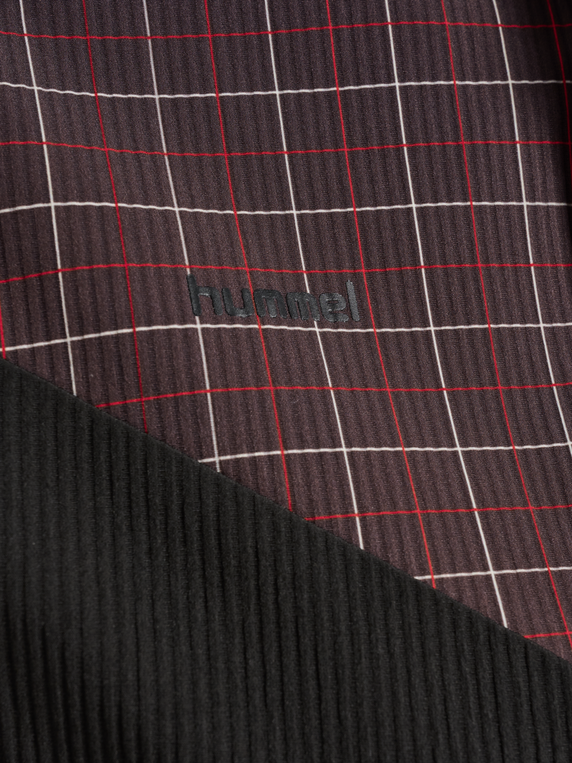 hmlI-D FUNNEL NECK CHECK JACKET, CHECKERS, packshot