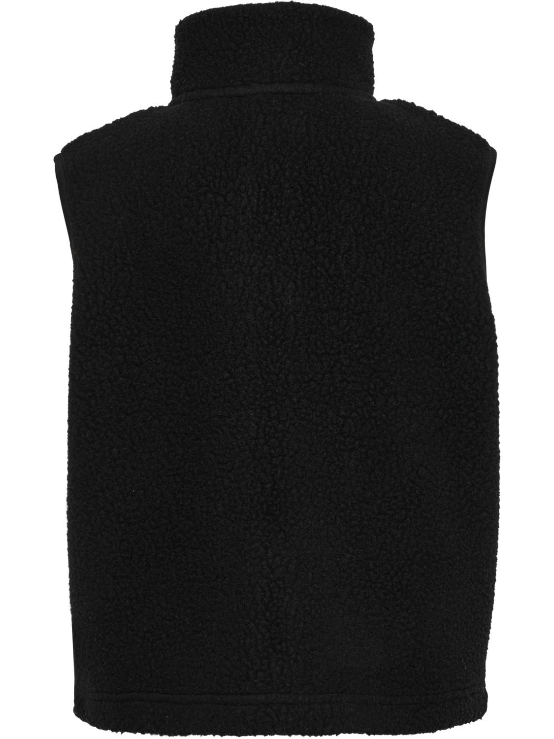 hmlJR MARTINI FLEECE ZIP VEST, BLACK BEAUTY, packshot