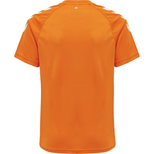 hmlCORE XK CORE POLY TEE S/S KIDS, ORANGE TIGER hmlCORE XK CORE POLY TEE S/S KIDS, ORANGE TIGER, packshot