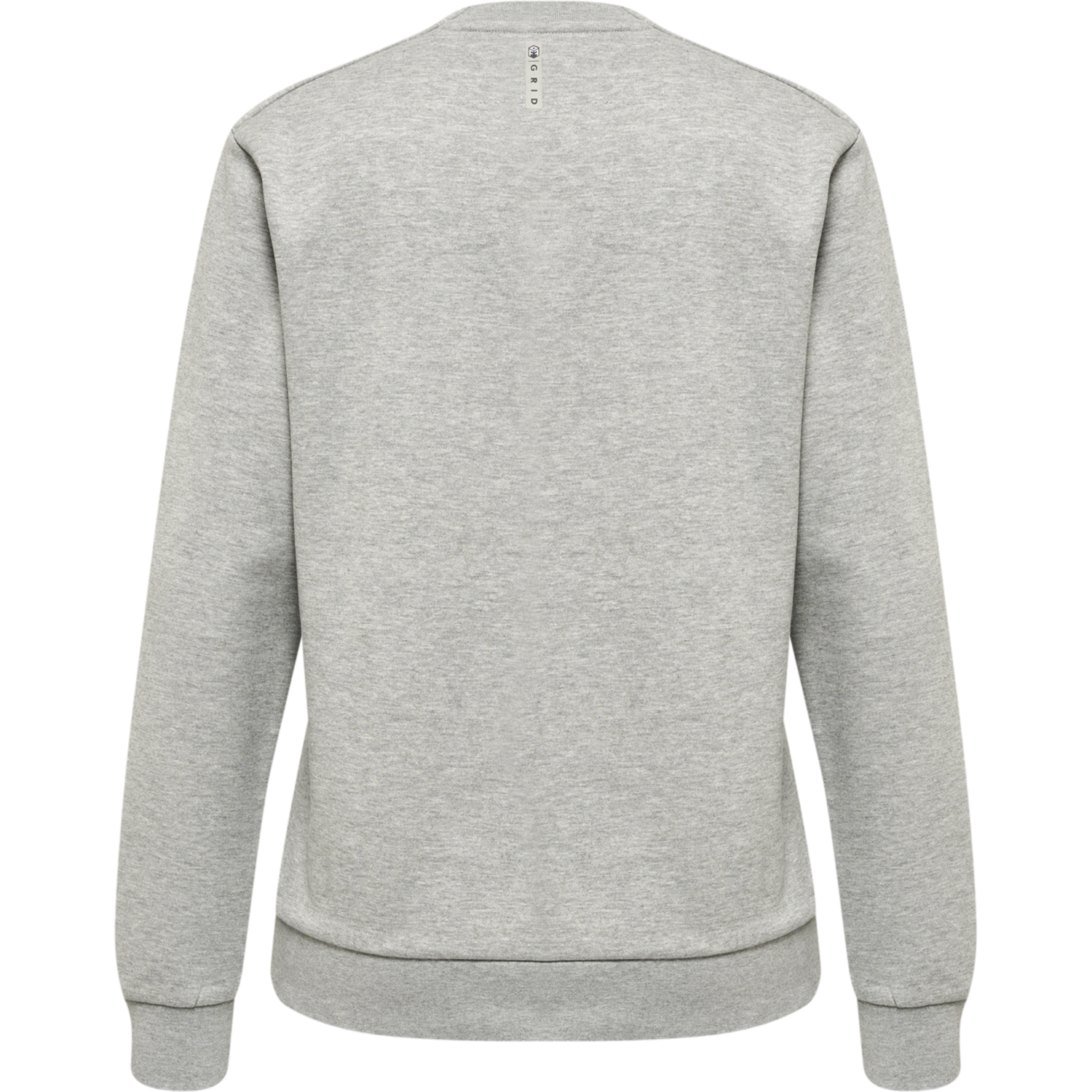 hmlOFFGRID SWEATSHIRT WO, GREY MELANGE/FORGED IRON, packshot