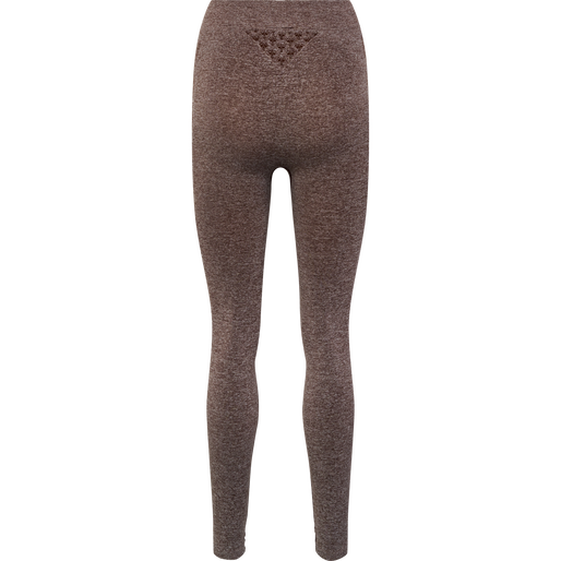 hmlCI SEAMLESS MID WAIST TIGHTS, JAVA MELANGE, packshot