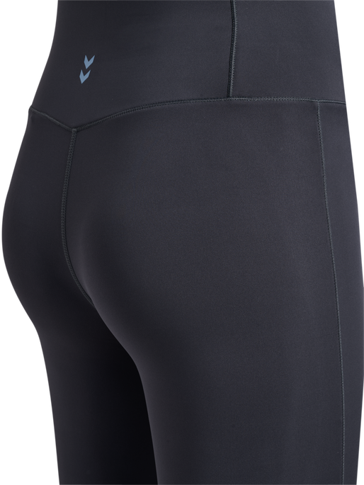 hmlYOGA HIGH WAIST FLARE W TIGHTS, EBONY, packshot